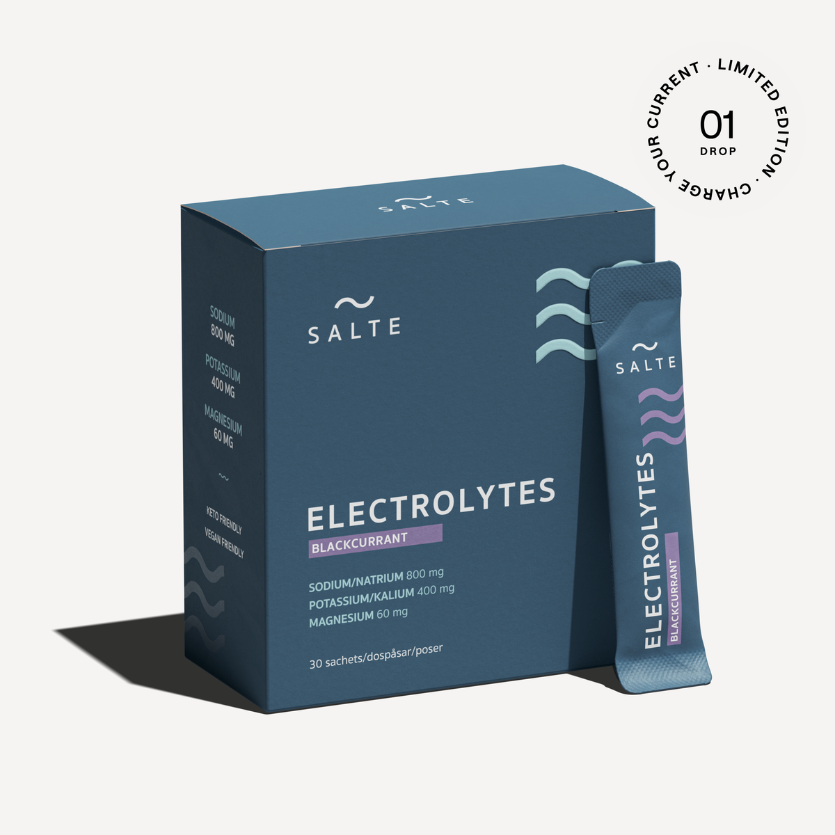 SALTE Schwarze Johannisbeere – 30 Sachets